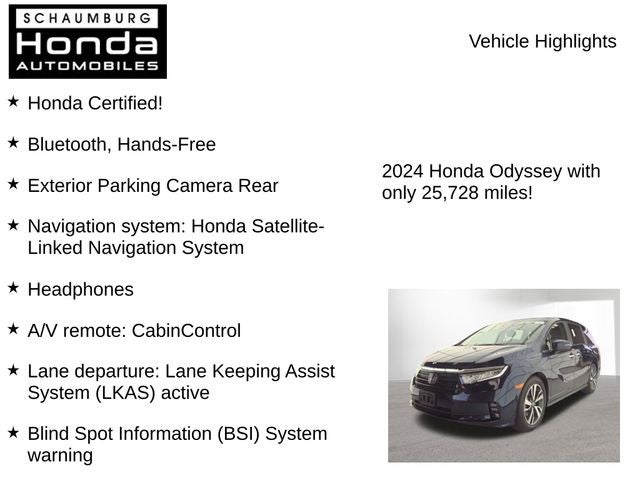 2024 Honda Odyssey Touring