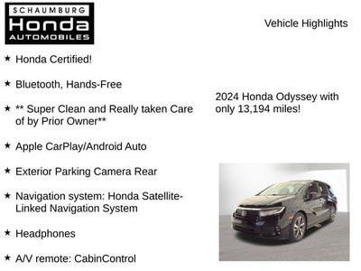 2024 Honda Odyssey Touring