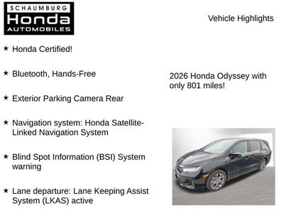 2026 Honda Odyssey Touring