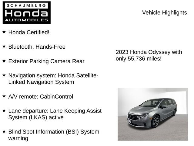 2023 Honda Odyssey Touring