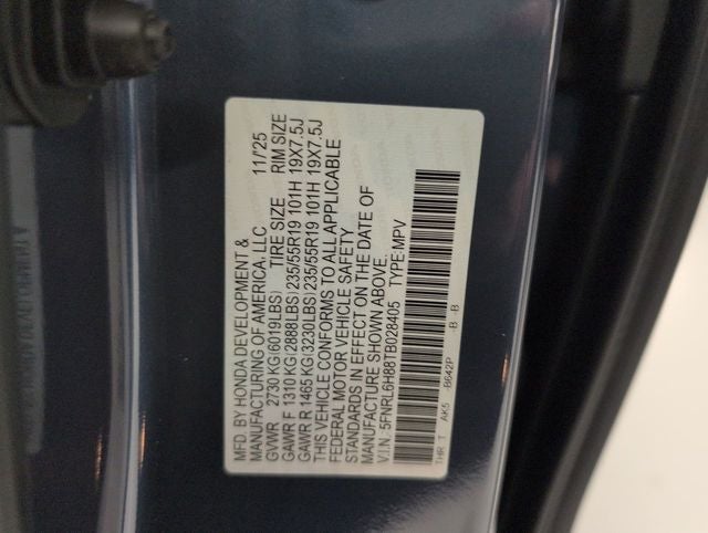 2026 Honda Odyssey Touring