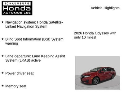 2026 Honda Odyssey Touring