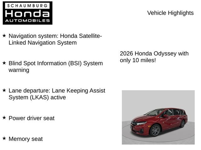 2026 Honda Odyssey Touring
