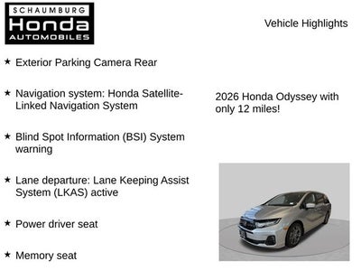 2026 Honda Odyssey Touring