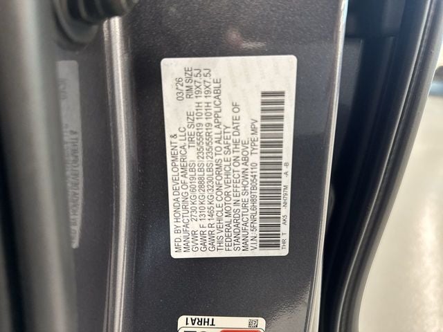 2026 Honda Odyssey Touring