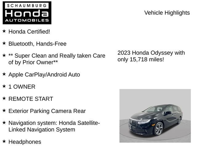2023 Honda Odyssey Touring