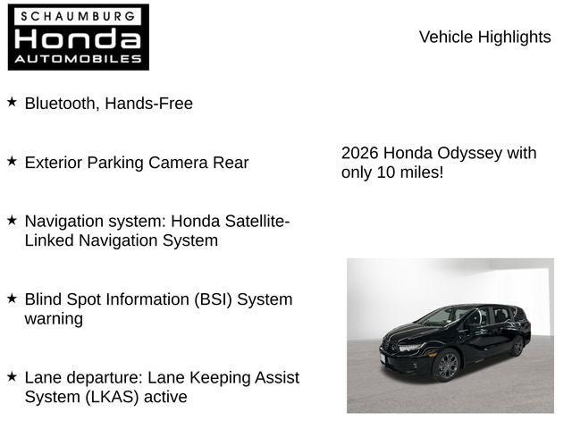 2026 Honda Odyssey Touring