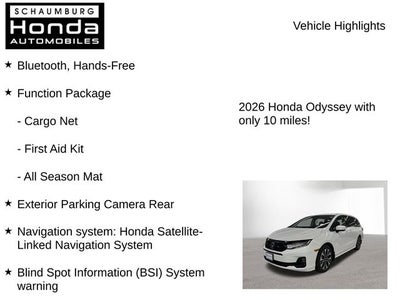 2026 Honda Odyssey Elite