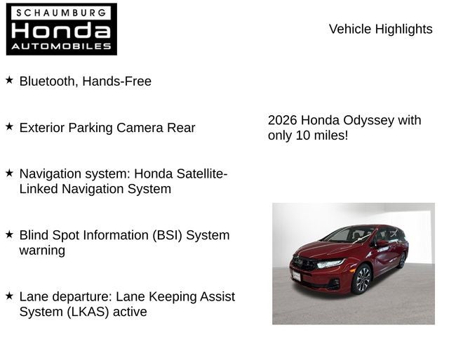 2026 Honda Odyssey Elite