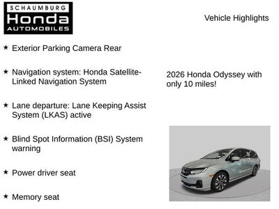 2026 Honda Odyssey Elite