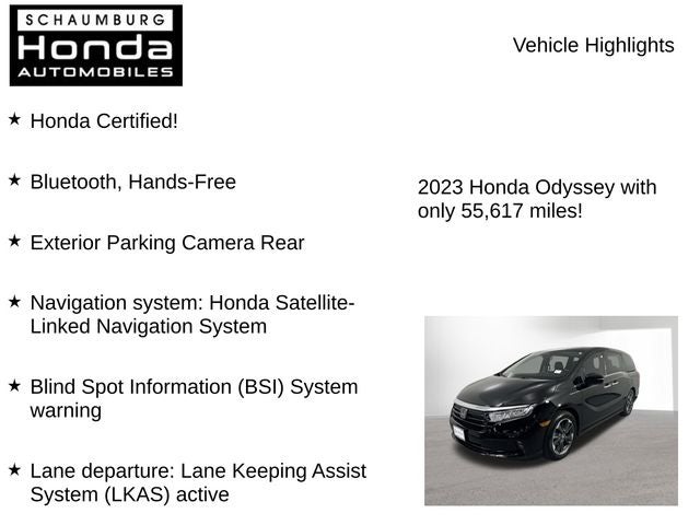 2023 Honda Odyssey Elite