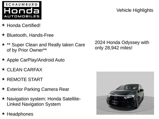 2024 Honda Odyssey Elite