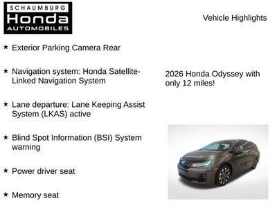 2026 Honda Odyssey Elite