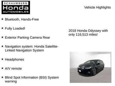 2018 Honda Odyssey Elite
