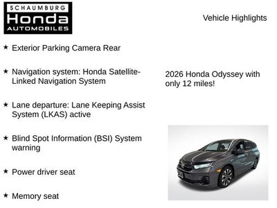 2026 Honda Odyssey Elite