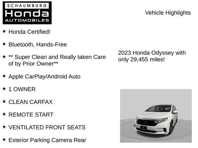 2023 Honda Odyssey Elite