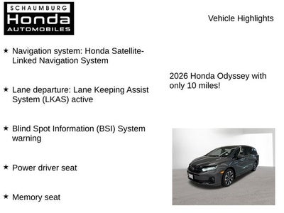 2026 Honda Odyssey Elite