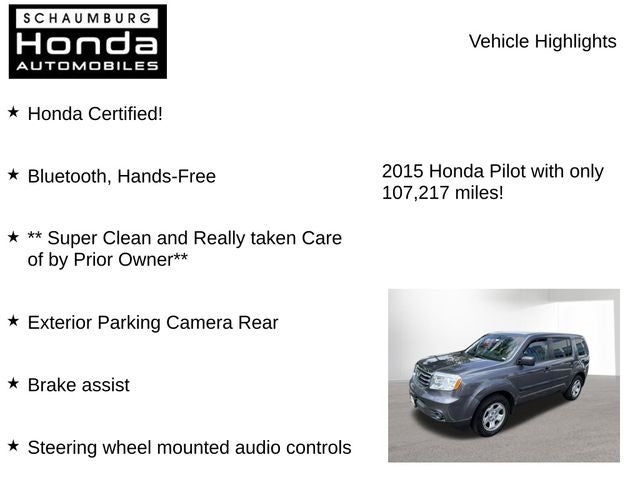 2015 Honda Pilot LX