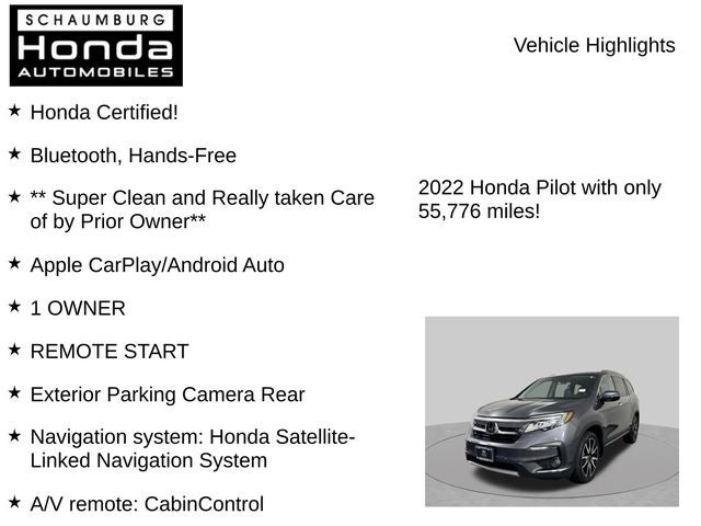 2022 Honda Pilot Elite