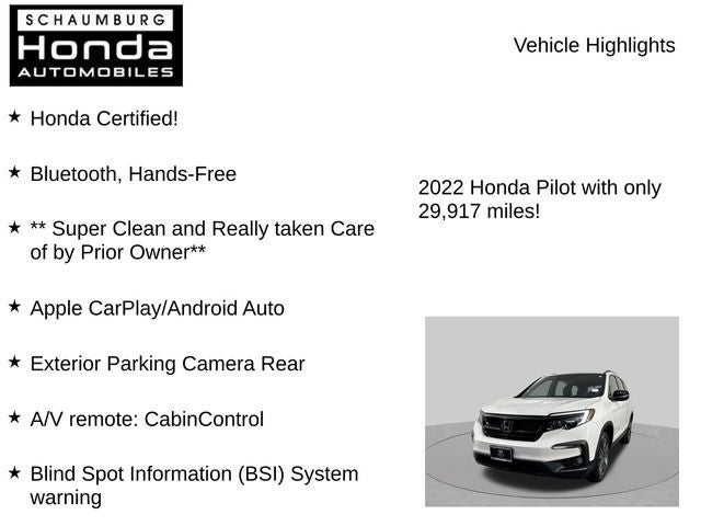 2022 Honda Pilot Sport
