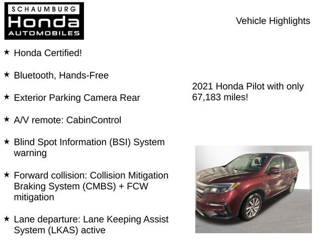 2021 Honda Pilot EX-L