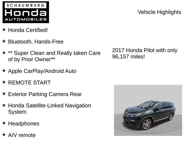 2017 Honda Pilot Touring