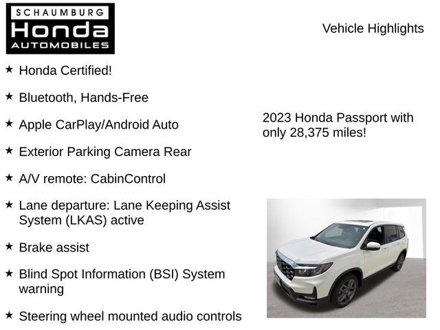 2023 Honda Passport EX-L