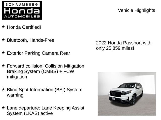 2022 Honda Passport EX-L