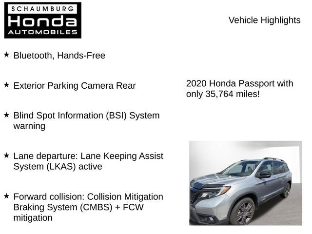 2020 Honda Passport EX-L