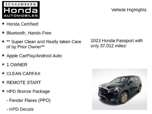2023 Honda Passport EX-L