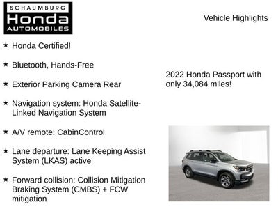 2022 Honda Passport TrailSport