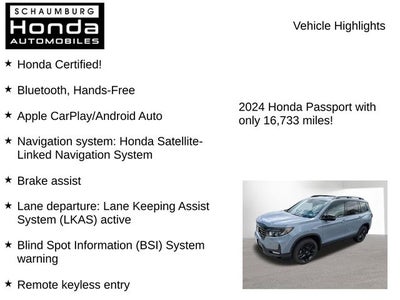 2024 Honda Passport Black Edition