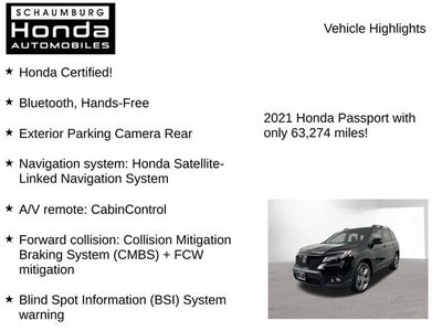 2021 Honda Passport Touring