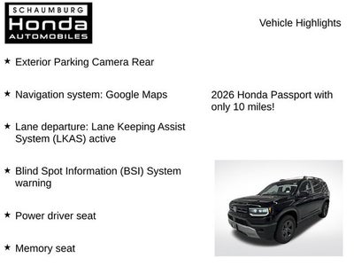 2026 Honda Passport RTL