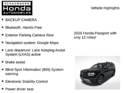 2026 Honda Passport RTL