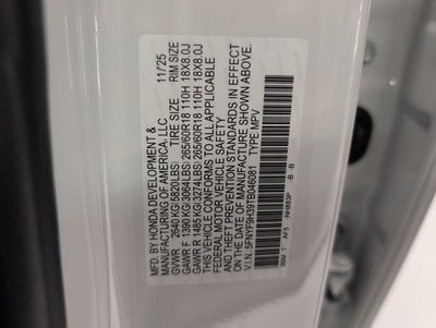 2026 Honda Passport RTL Towing