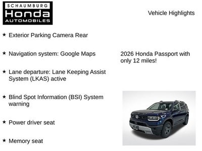 2026 Honda Passport RTL