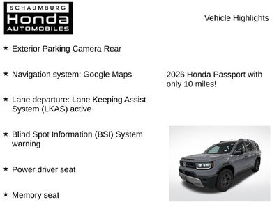 2026 Honda Passport RTL