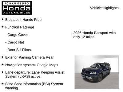 2026 Honda Passport TrailSport