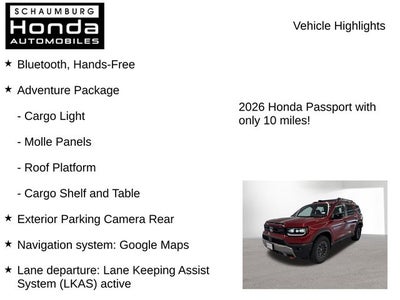 2026 Honda Passport TrailSport