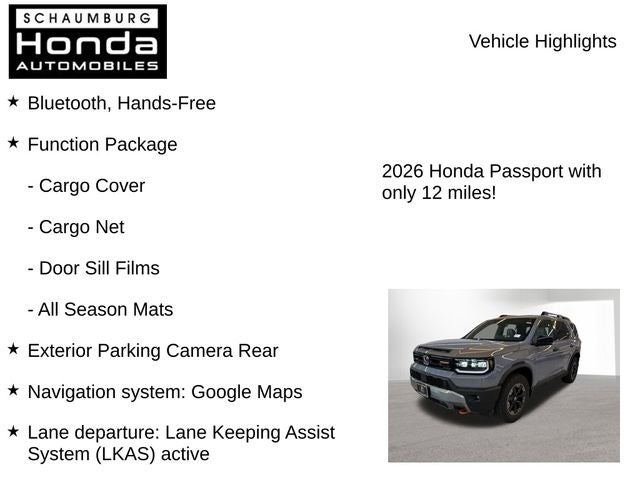 2026 Honda Passport TrailSport Elite