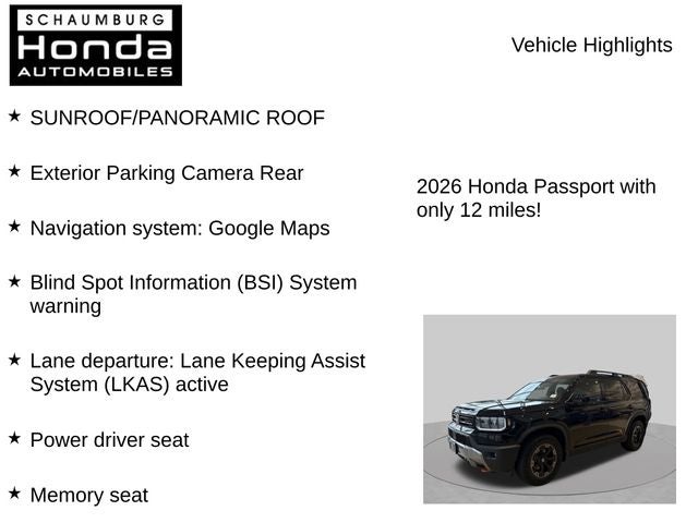 2026 Honda Passport TrailSport Elite