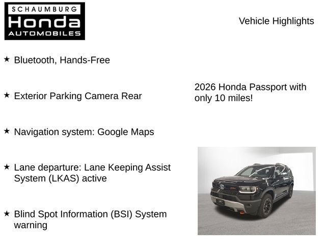 2026 Honda Passport TrailSport Elite