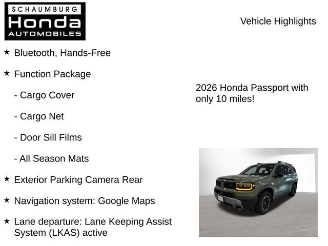 2026 Honda Passport TrailSport Elite