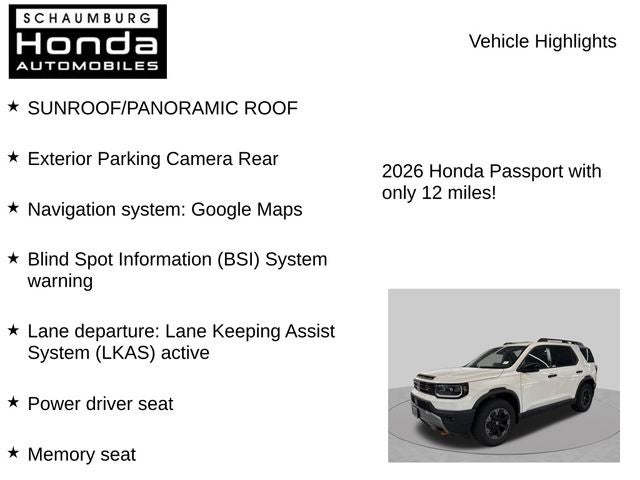 2026 Honda Passport TrailSport Elite