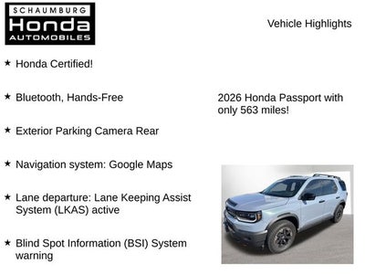 2026 Honda Passport TrailSport Elite
