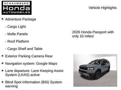 2026 Honda Passport TrailSport Elite Blackout