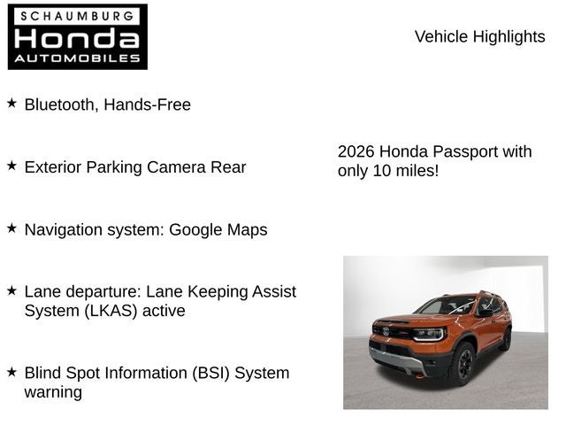 2026 Honda Passport TrailSport Elite