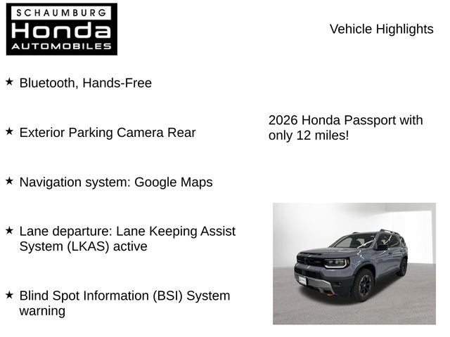 2026 Honda Passport TrailSport Elite