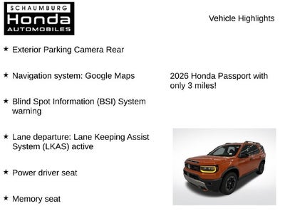 2026 Honda Passport TrailSport Elite